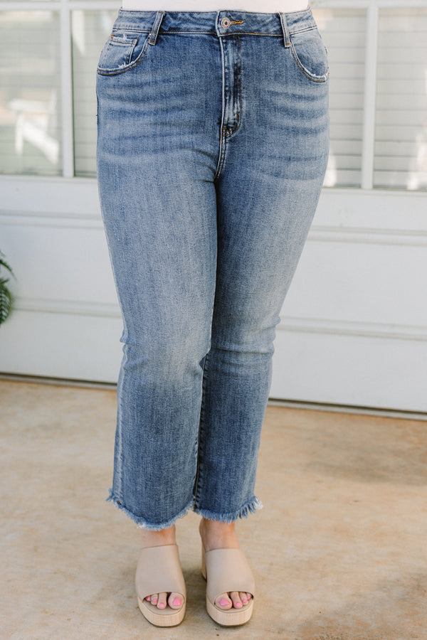 Chic Soul plus size clothing, light wash denim jeans