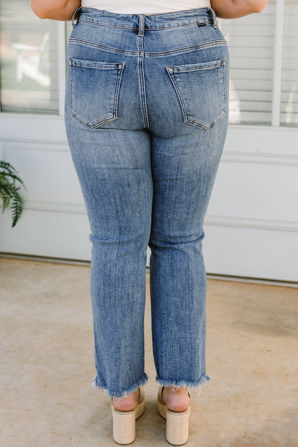 Chic Soul plus size clothing, light wash denim jeans