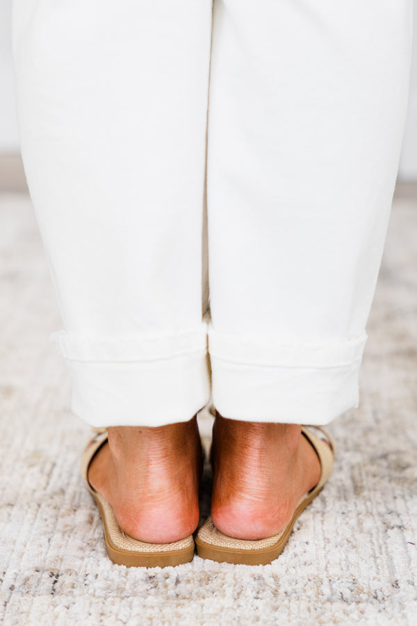 Chic Soul plus size clothing, taupe textured sandals with double bow design