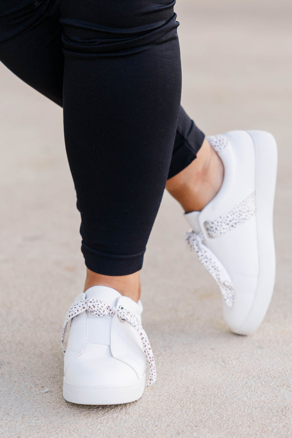 Chic Soul plus size clothing, camel leopard bow tie sneakers