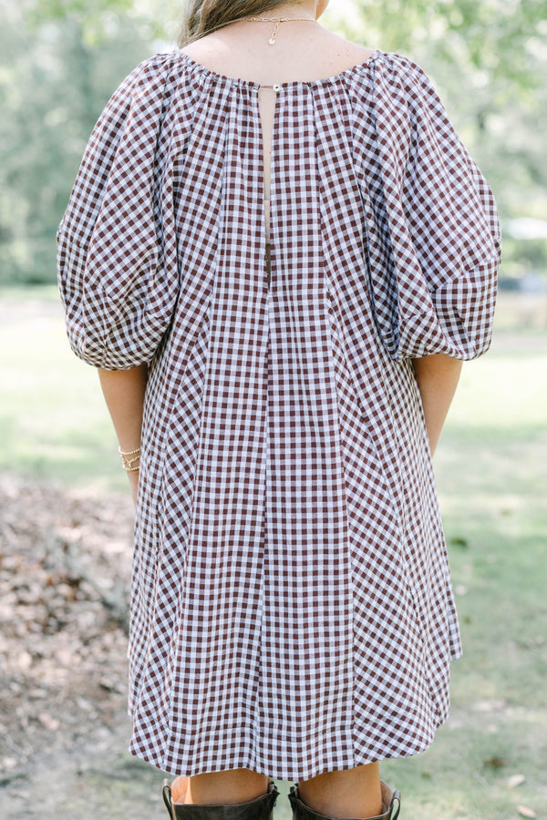 Can We Coexist Dress, Brown