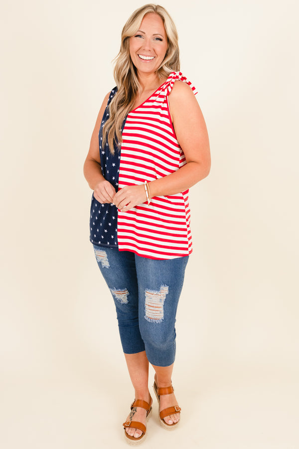 Chic Soul plus size clothing, medium blue distressed denim capris with frayed hemline