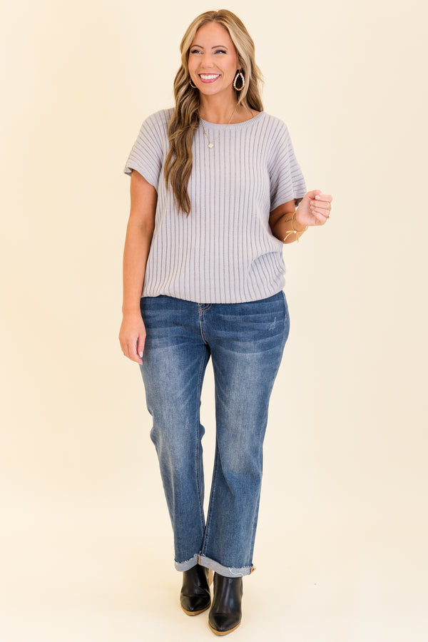 Chic Soul plus size clothing, dark wash straight leg denim jeans with raw hem at the bottom with no holes or distressing and 5 button up detail