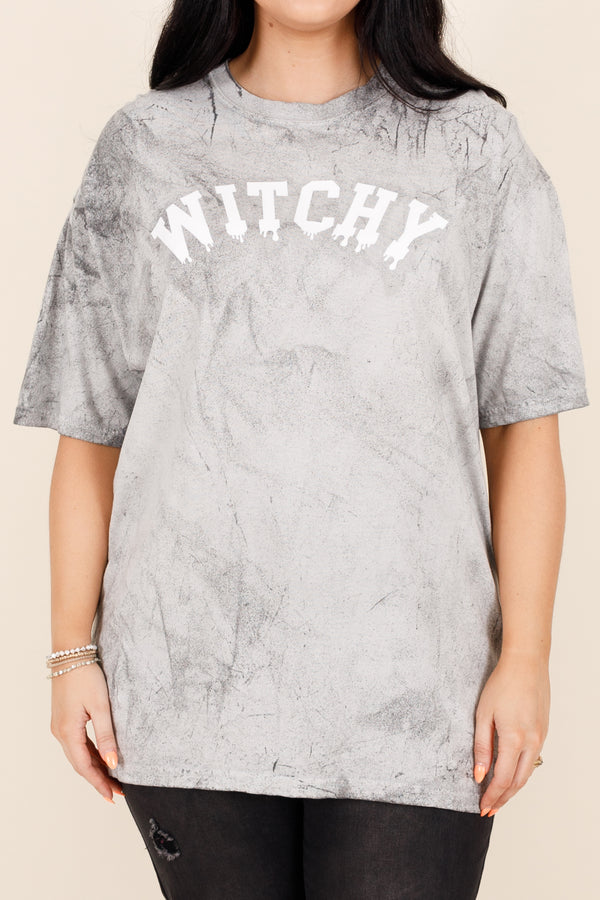 Chic Soul plus size clothing, smoke colored halloween tee