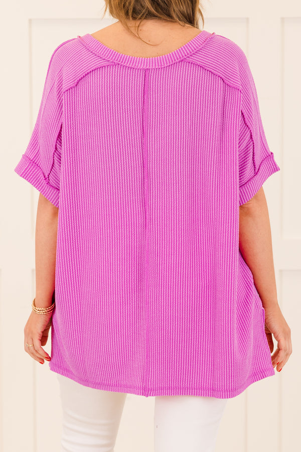 Knit Me Up Top, Spring Mauve