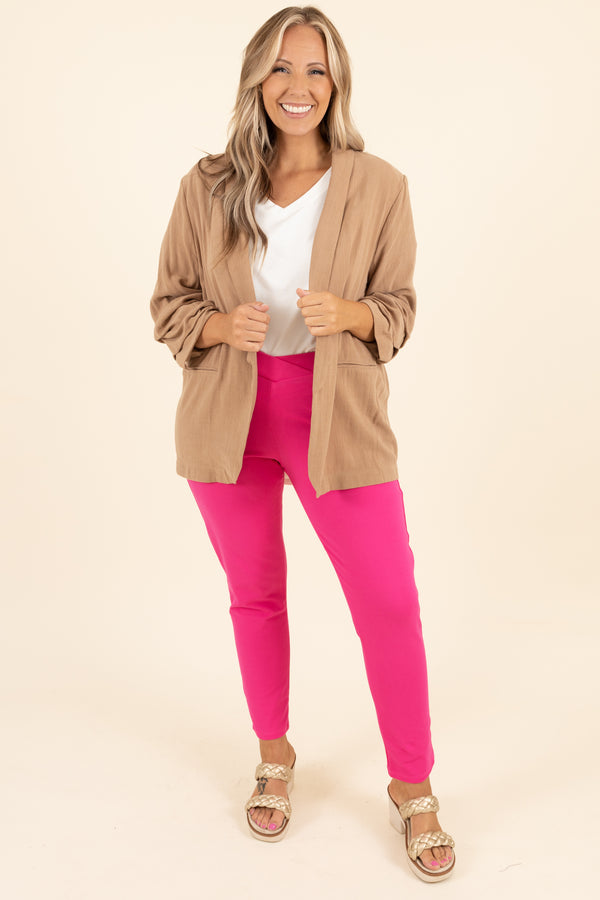 Fits Like A Glove Leggings, Hot Pink