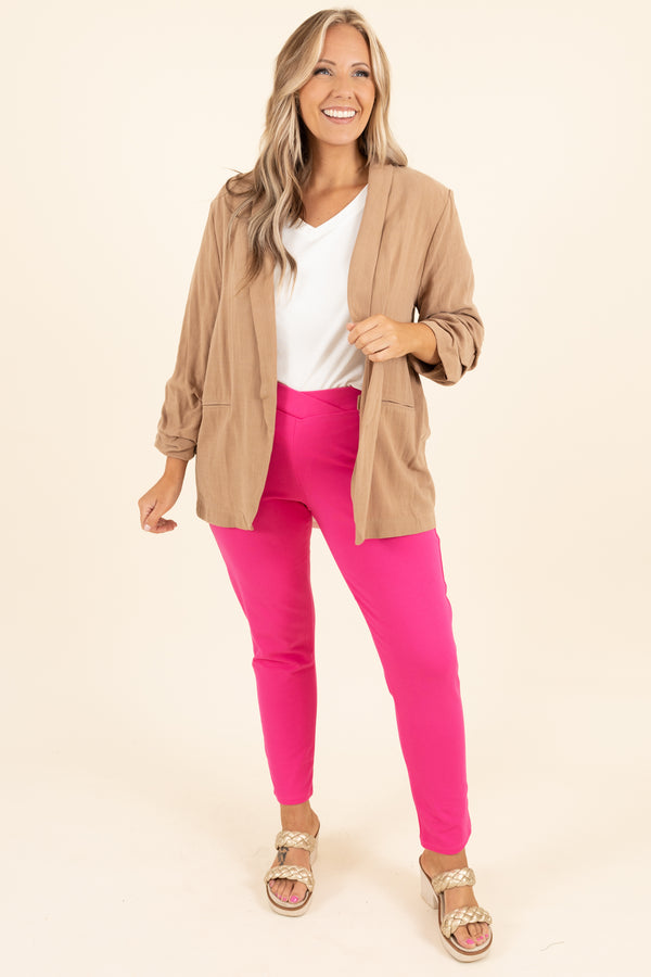 Fits Like A Glove Leggings, Hot Pink