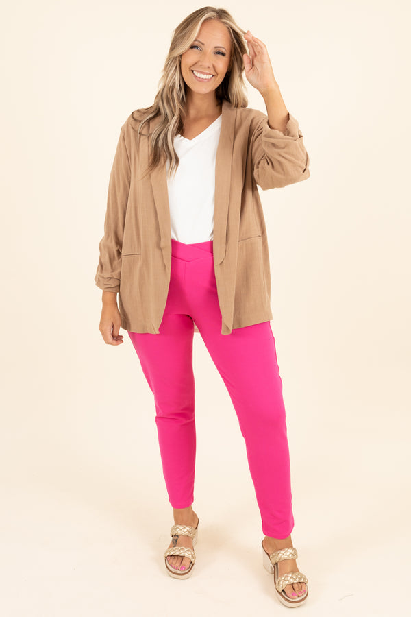 Fits Like A Glove Leggings, Hot Pink