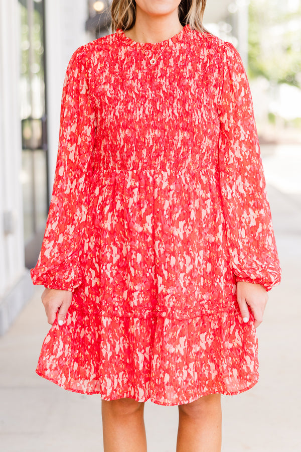 From The Bottom Of My Broken Heart Dress, Red