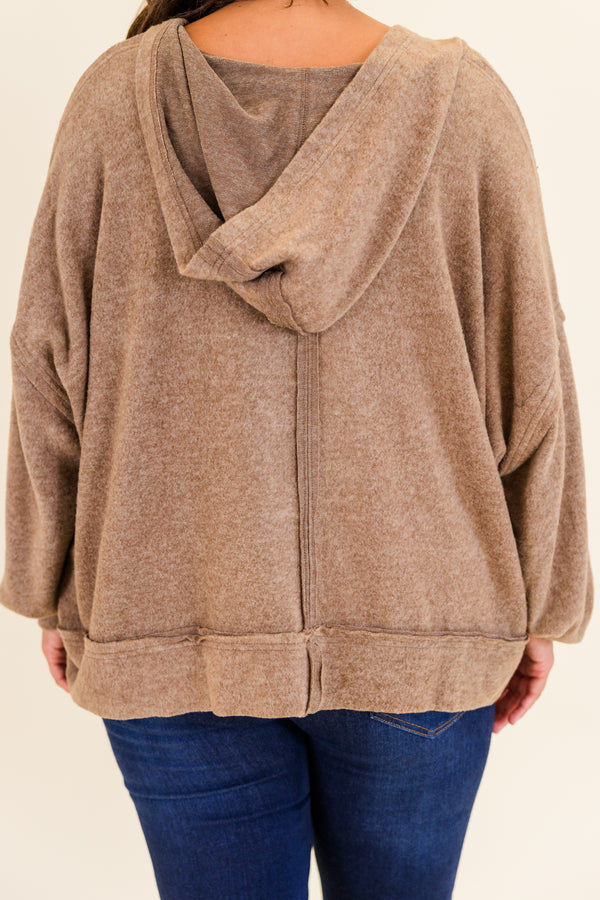 Get Cozy Hoodie, Mocha
