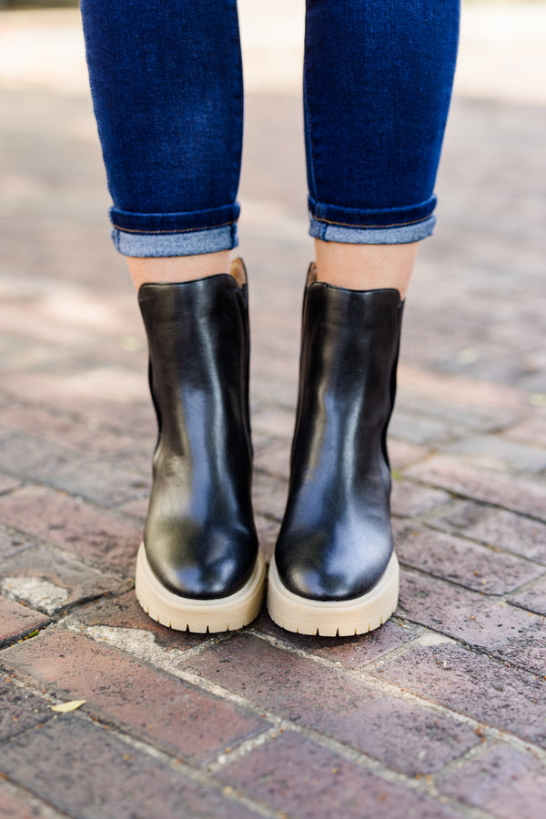 Go My Own Way Booties, Black