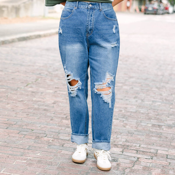 Going Up Jeans, Medium Wash