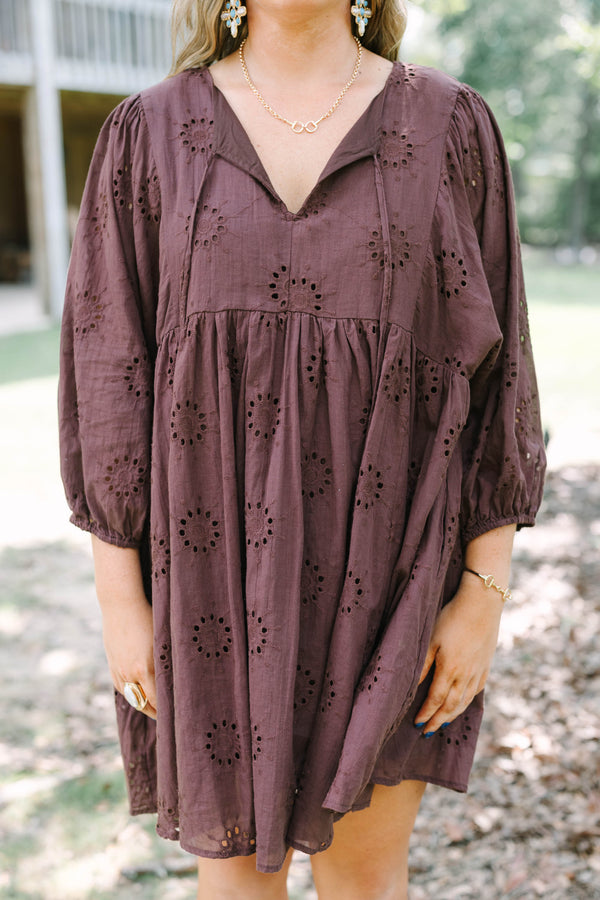 Honey Babe Dress, Brown