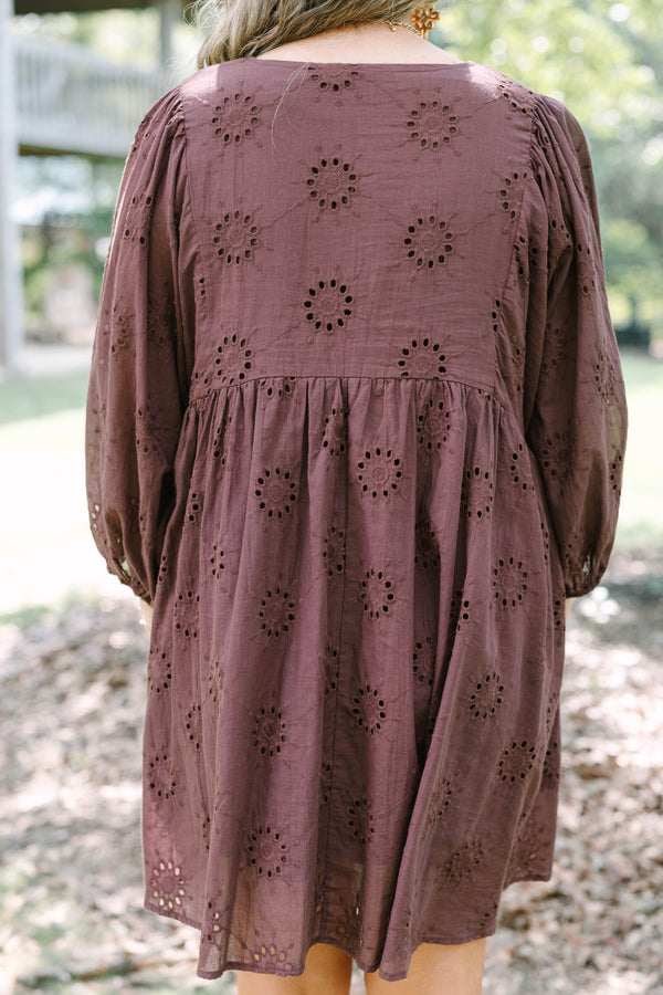 Honey Babe Dress, Brown