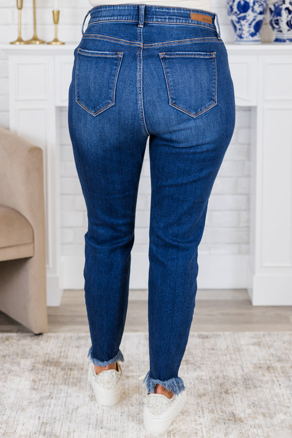 Let's Go Places Jeans, Dark Wash