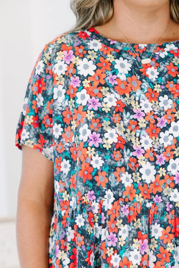 Long Distance Dress, Multi