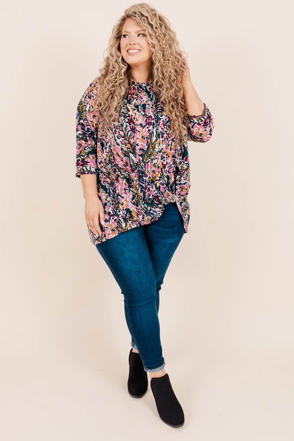 Make It Quick Tunic, Teal