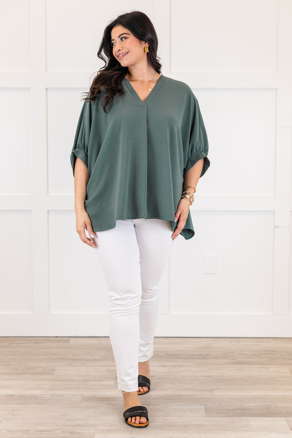 Chic Soul plus size clothing, ash jade short sleeve top