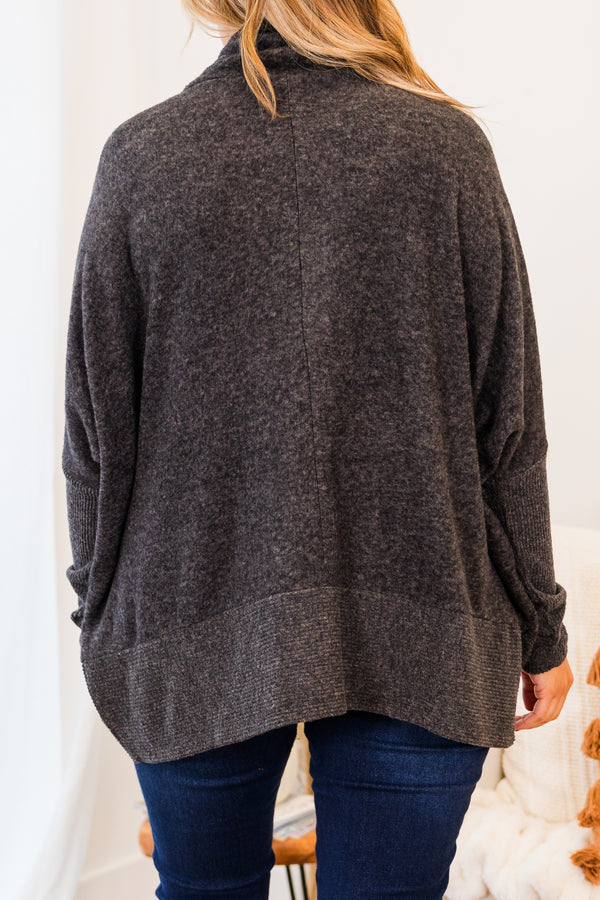 Mind Made Up On You Sweater, Black