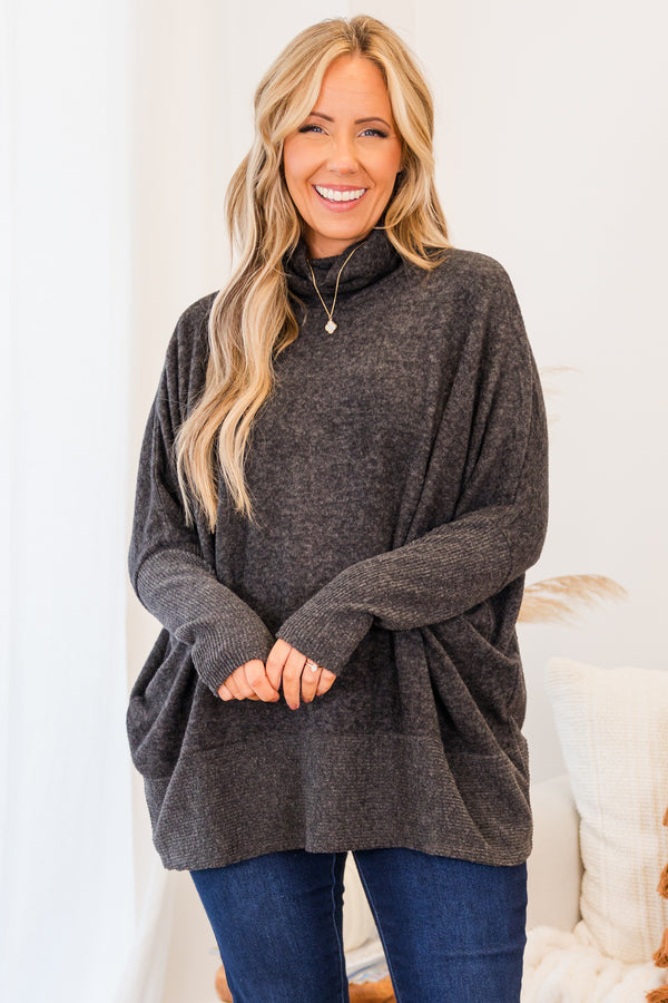 Mind Made Up On You Sweater, Black