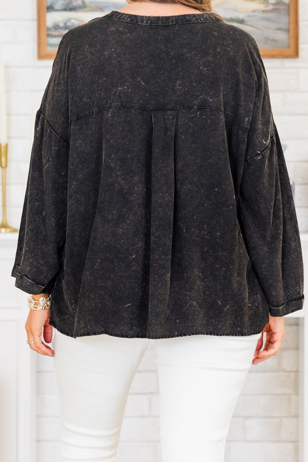 Praying For Sunshine Top, Black