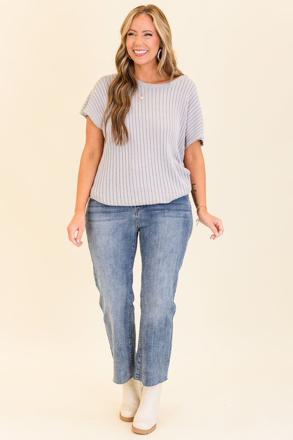 Chic Soul plus size clothing, medium wash cropped jeans with raw cut hem with no holes or distressing 
