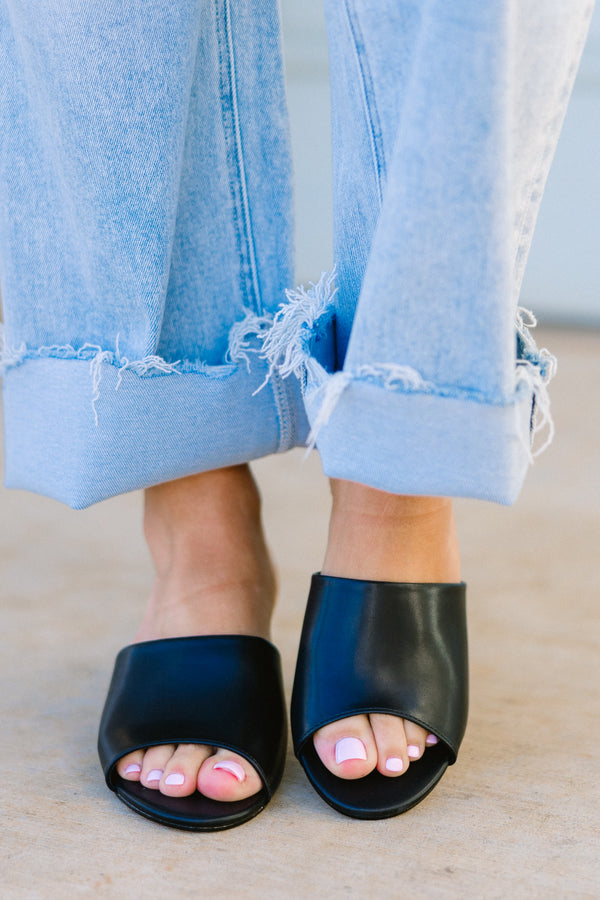 Chic Soul plus size clothing, black open toe kitten heels