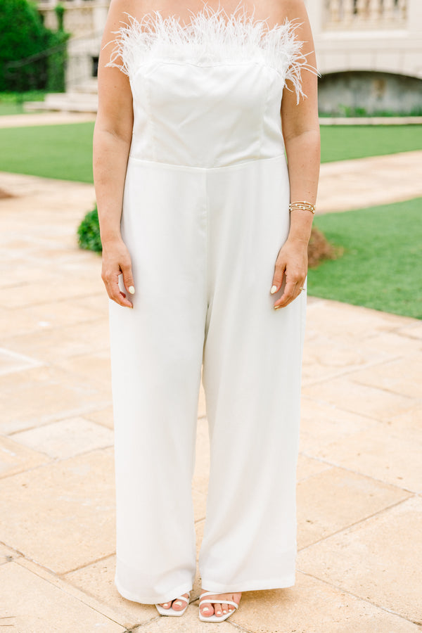 What A Charmer Jumpsuit, White