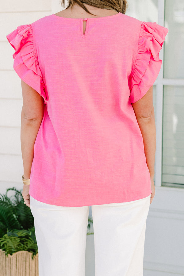 What A Good Time Top, Pink