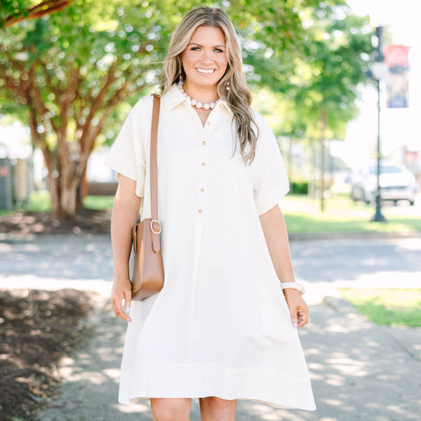 Sweet Breeze Dress, Cream