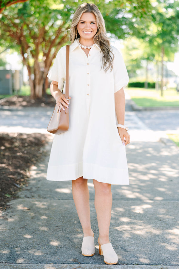 Sweet Breeze Dress, Cream