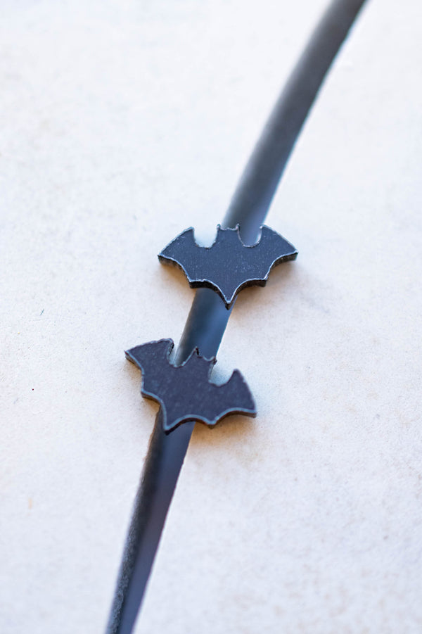 accessories, black, bat, earrings