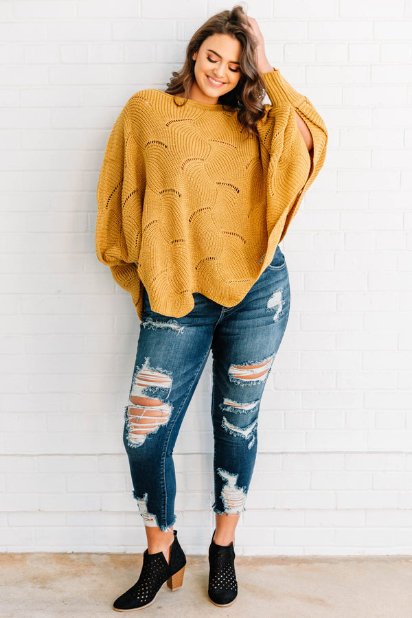 jeans, skinny, cropped, dark blue, faded, distressed, ripped, pockets, ripped hem
