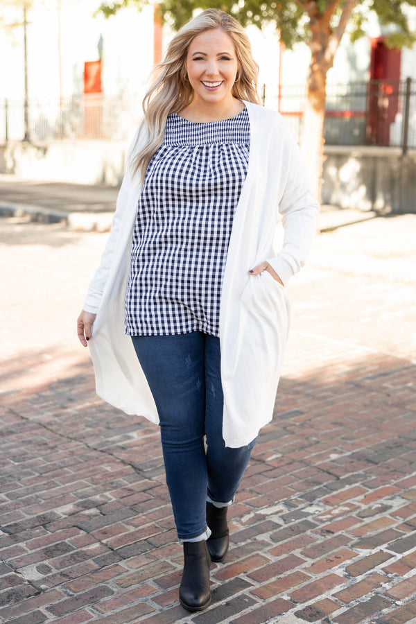 tops, black, checkered, long sleeve, casual, winter, fall, black
