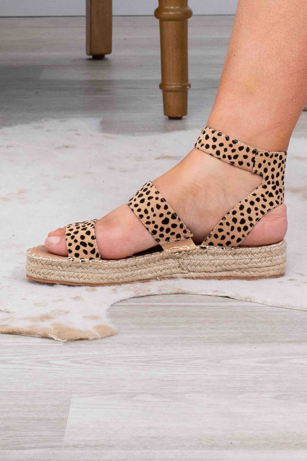 shoes, sandals, cheetah, leopard, brown, espadrilles