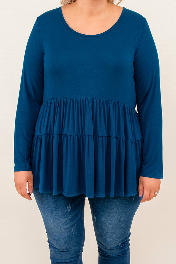 Closer To Me Top, Teal