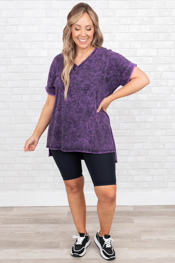 Chic Soul plus size clothing, black biker shorts