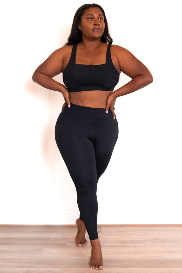 Chic Soul plus size clothing, black leggings