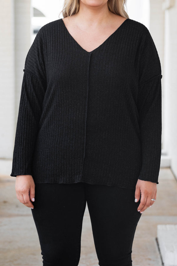Let Me Adore You Top, Black