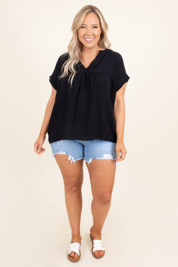 Chic Soul plus size clothing, high waisted distressed denim shorts